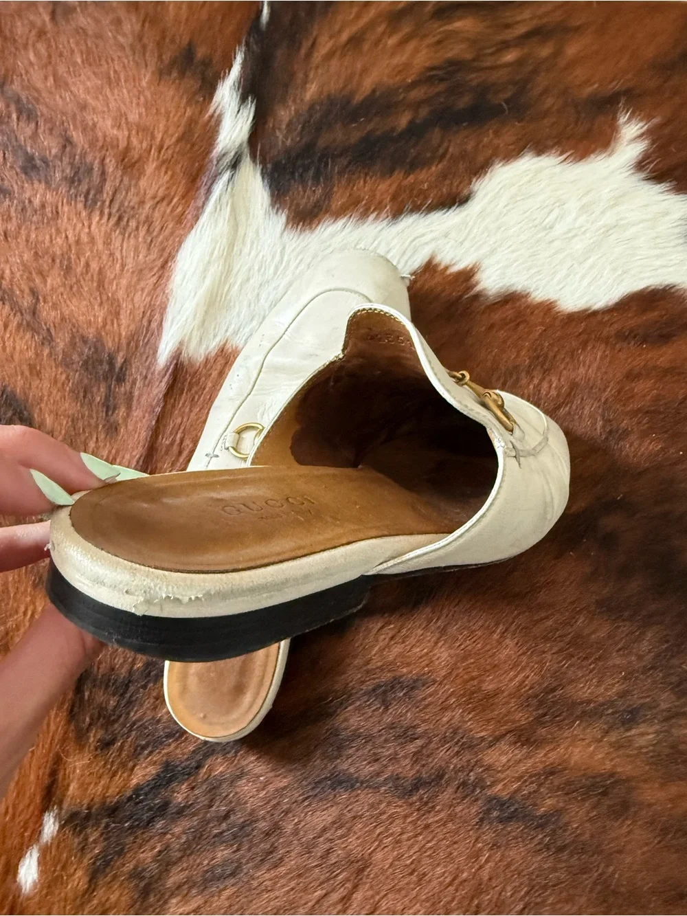 Gucci horsebit mules